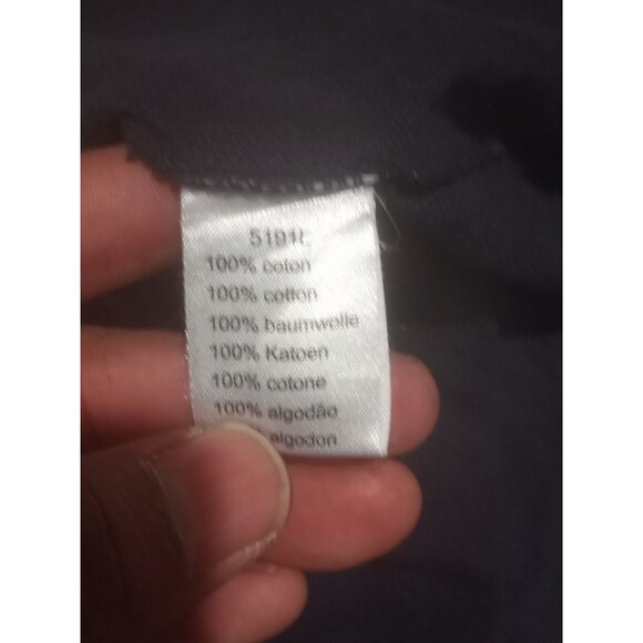 LACOSTE Mens Polo Shirt Size 8 3XL Navy Blue Cotton - Picture 10 of 12